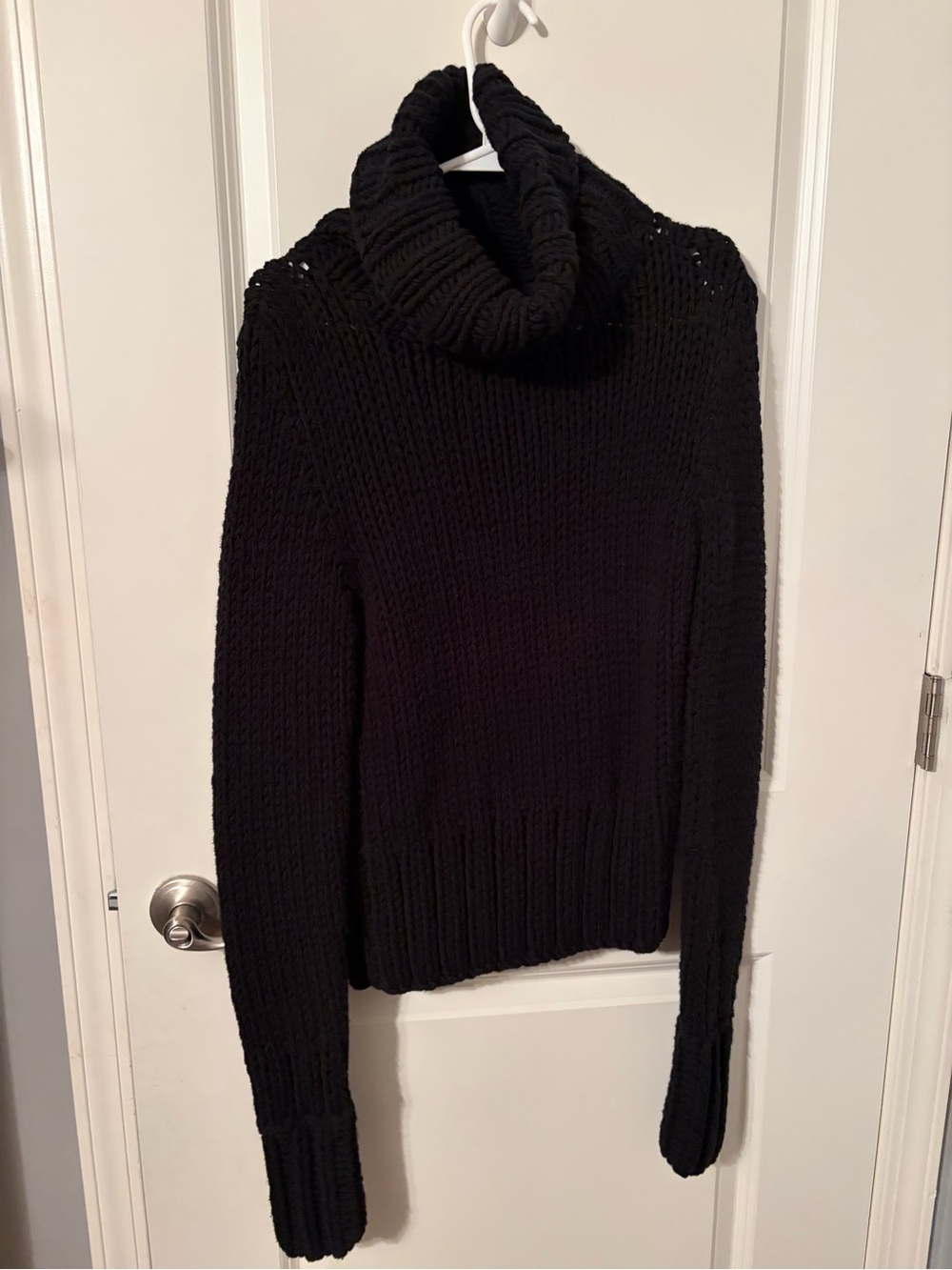 The Limited Black Chunky Cowl Neck Sweater